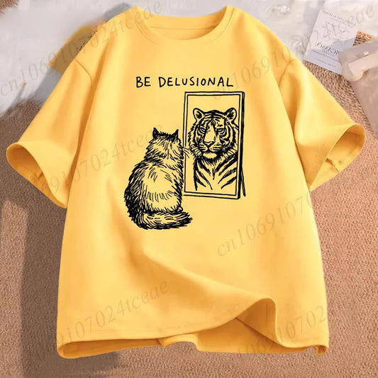 Be Delusional Cat Shirt