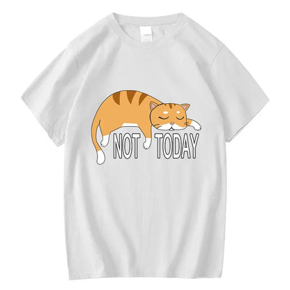 Nicht heute“ Lustiges Katzenshirt