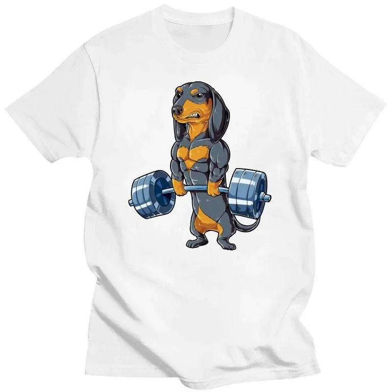 Dachshund Deadlift T-Shirt