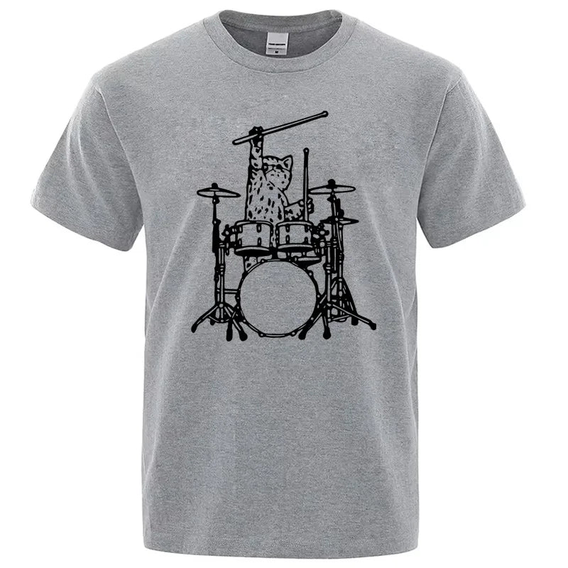 เสื้อยืดแมวเพลงตลก