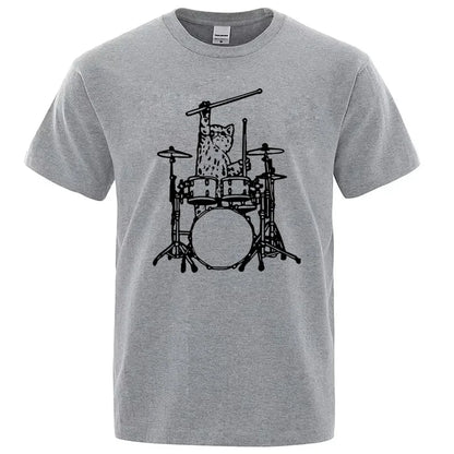 เสื้อยืดแมวเพลงตลก