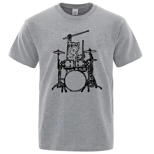 Funny Music Cat T Shirt