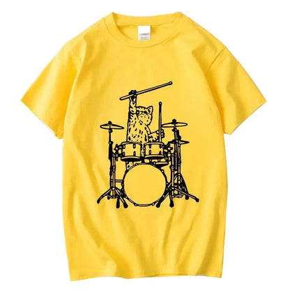 เสื้อยืดแมวเพลงตลก