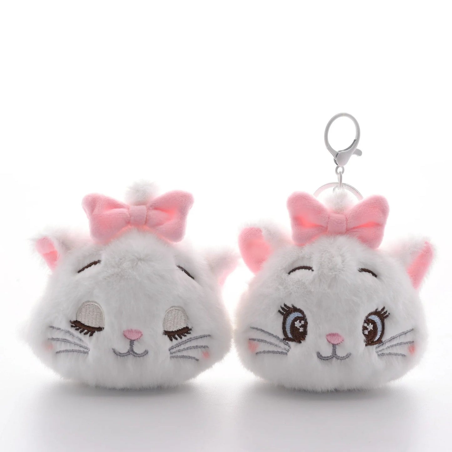 Porte-clés en peluche chat Marie