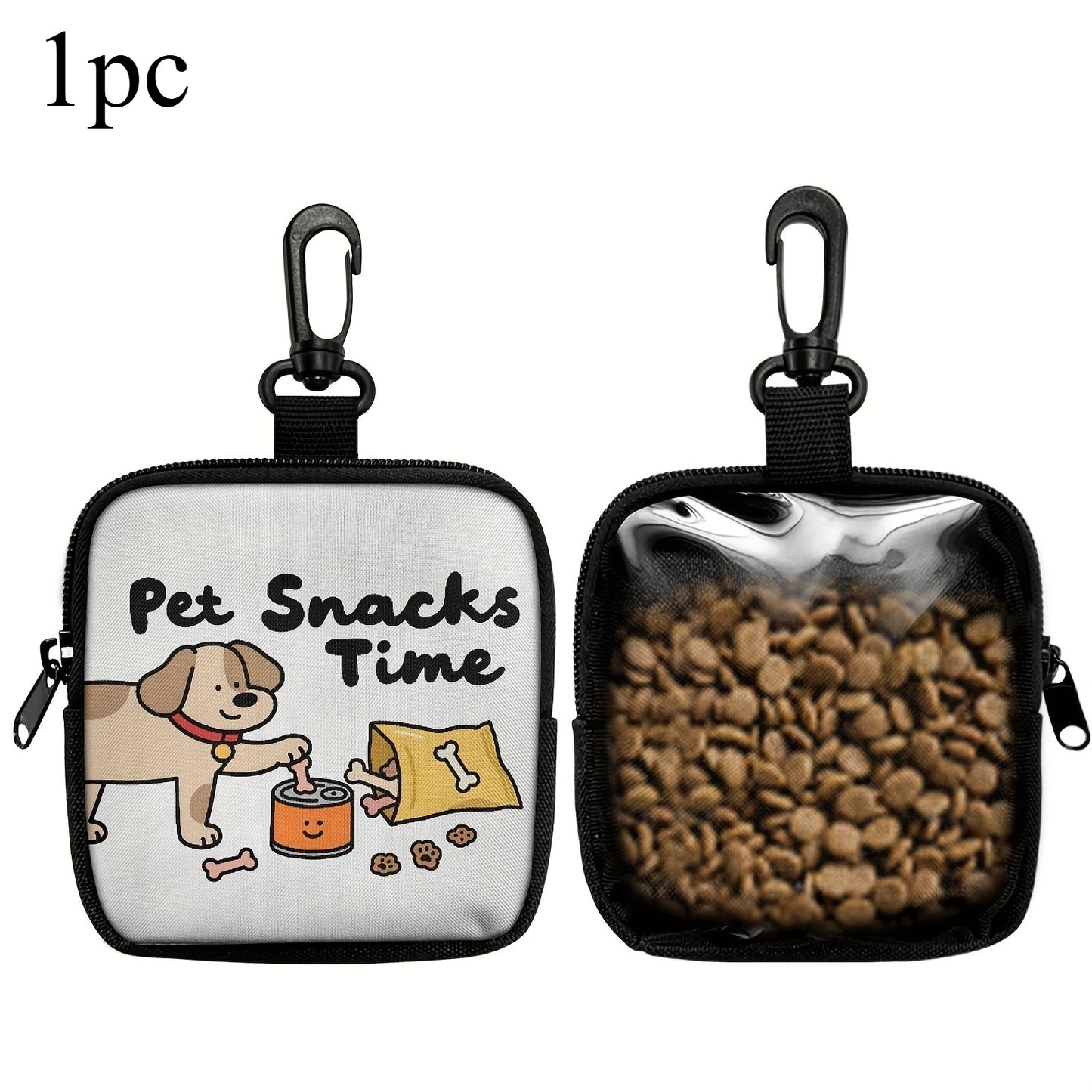 Pet Zipper Bag for Snacks