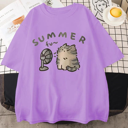 Summer Cat Mood Shirt