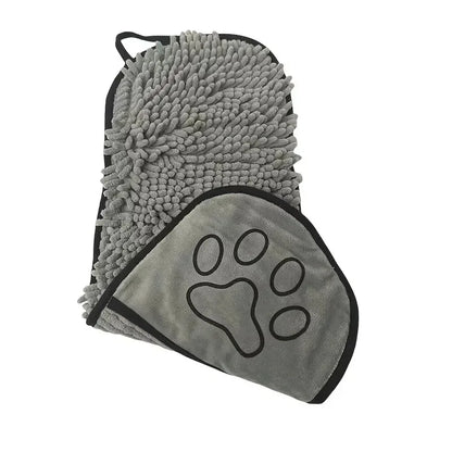 Toalla de baño para mascotas de chenilla