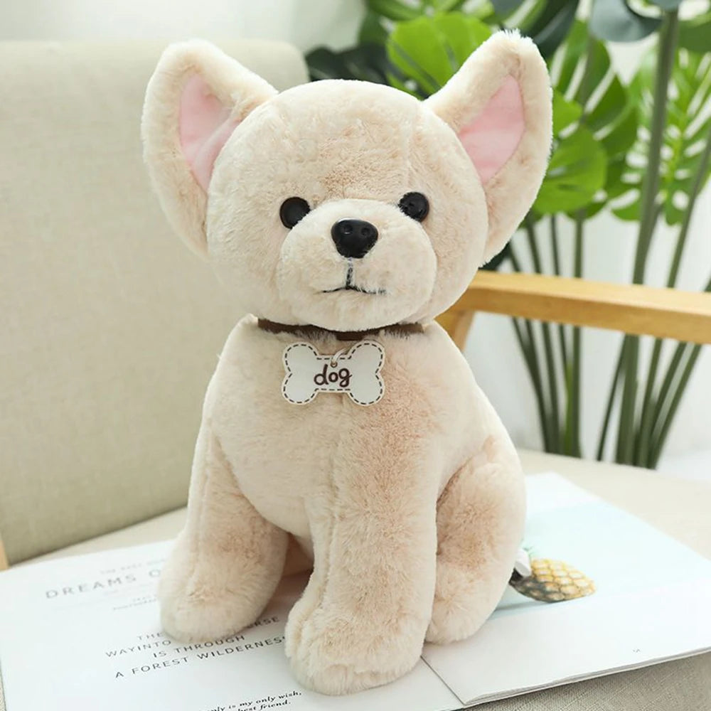 Premium Curly Brown Poodle Plush Toy
