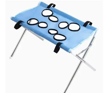 Foldable Pet Grooming Stand with Breathable Mesh