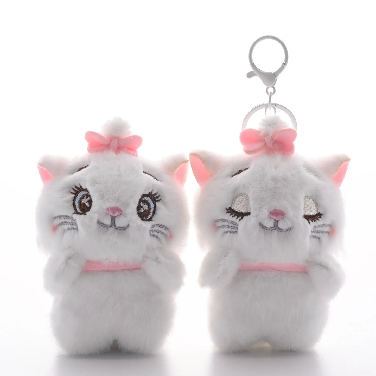 Porte-clés en peluche chat Marie