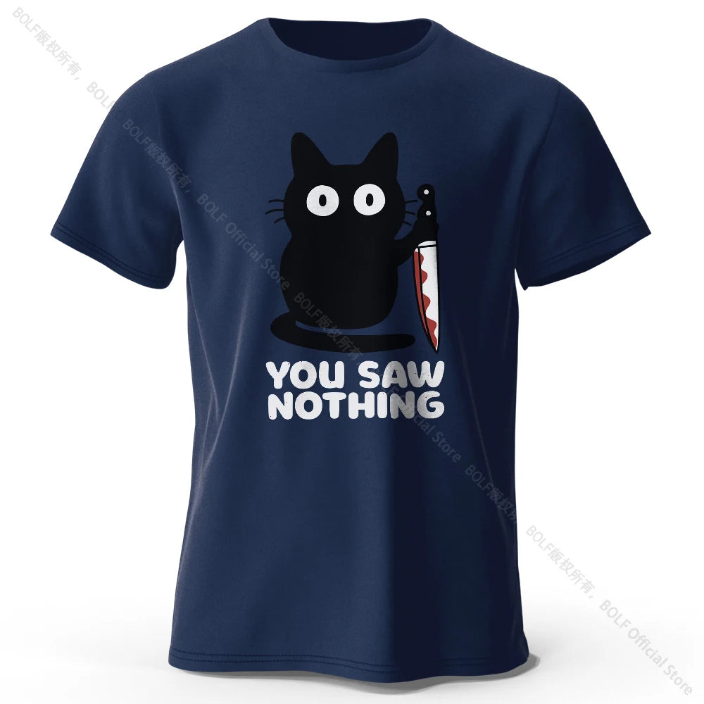 Vous n’avez rien vu chemise de chat