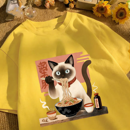 Siamese Eat Ramen Shirt