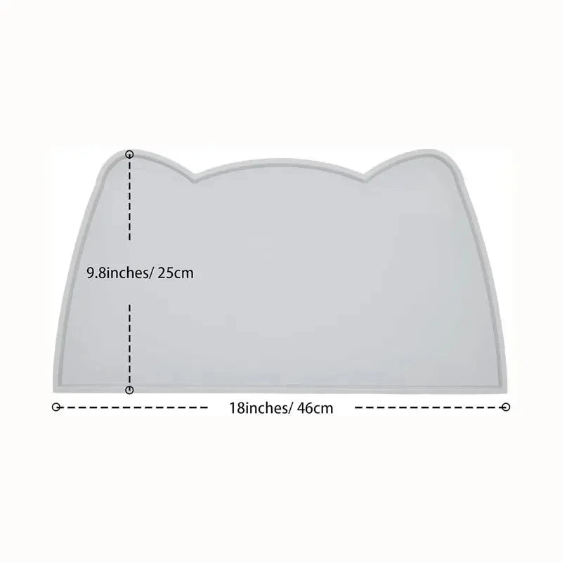 Food Silicone Cat Mat Anti-Dirty