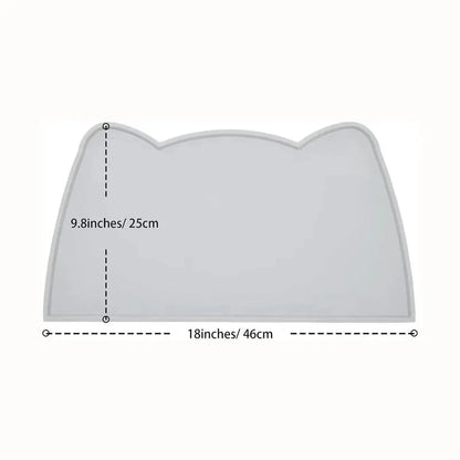 Food Silicone Cat Mat Anti-Dirty