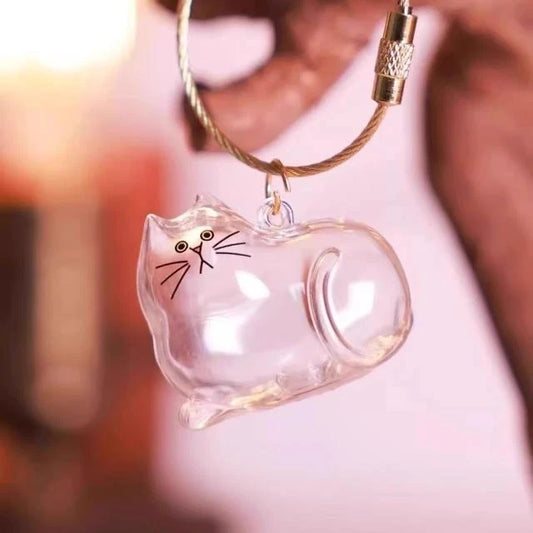 Pendentif porte-clés sur le thème du chat