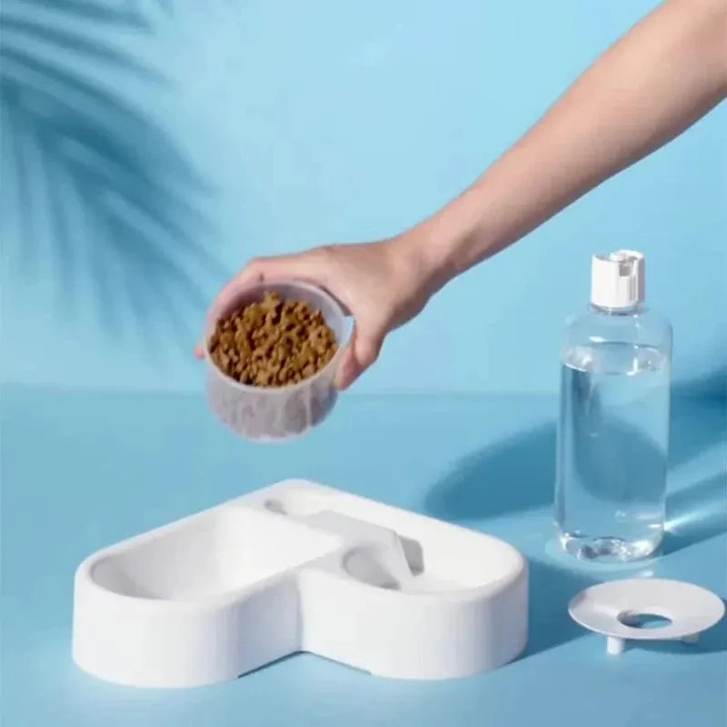 Automatic Pet Drinking & Feeding Bowl