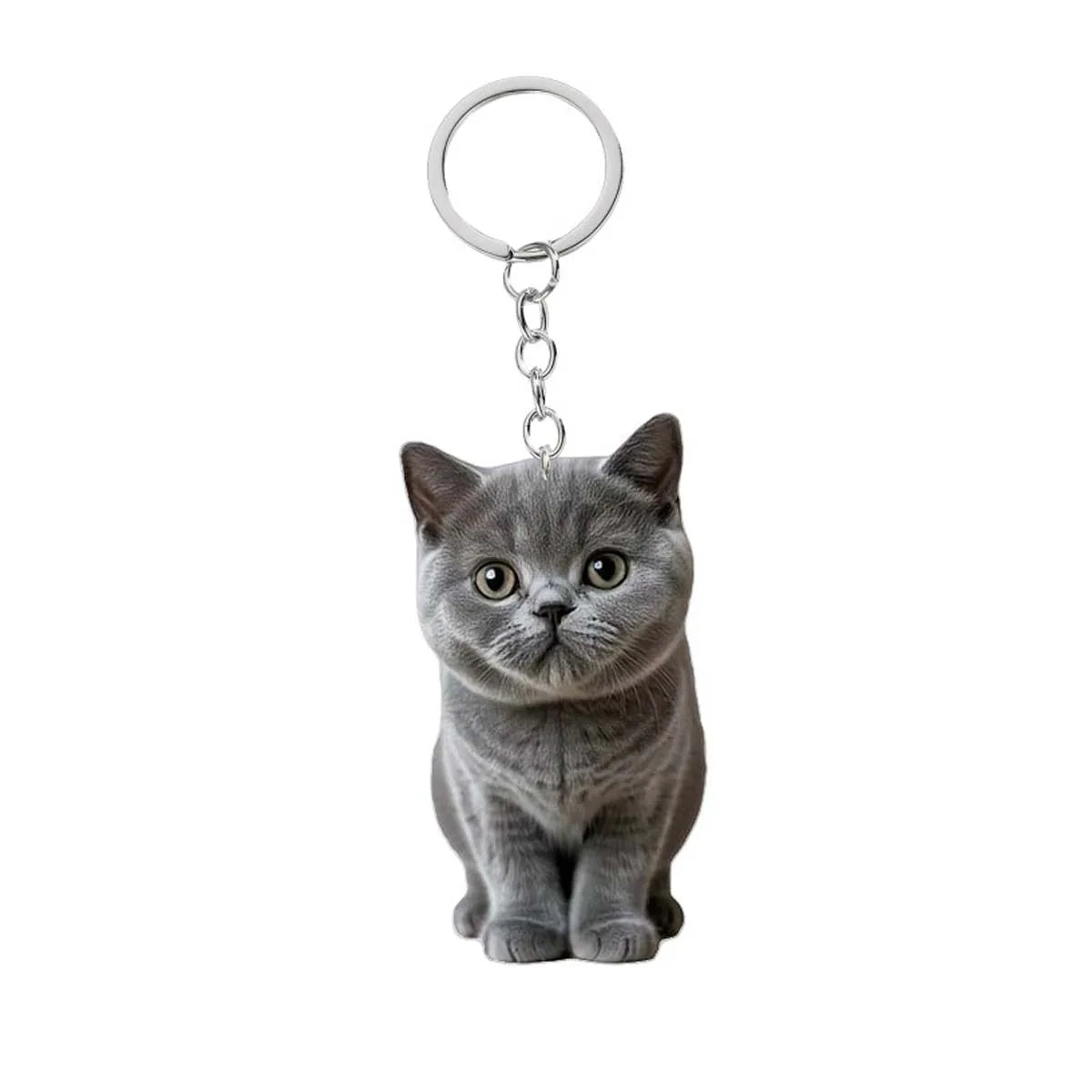 Porte-clés 3D joli chat