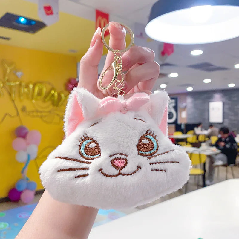 Porte-clés de sac en peluche Marie Cat