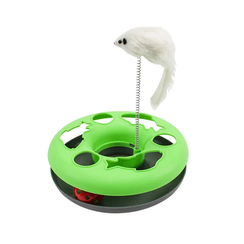 Trilhas interativas para brinquedos para gatos