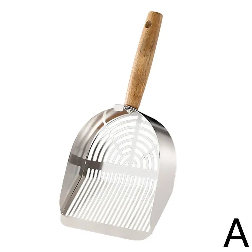 Stainless Steel Cat Litter Scoop Long Handle