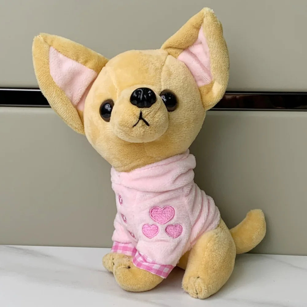 Brinquedos de boneca de pelúcia chihuahua