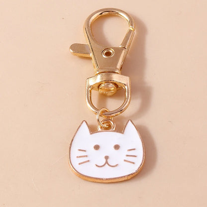 Cute Cartoon Cat Keychain