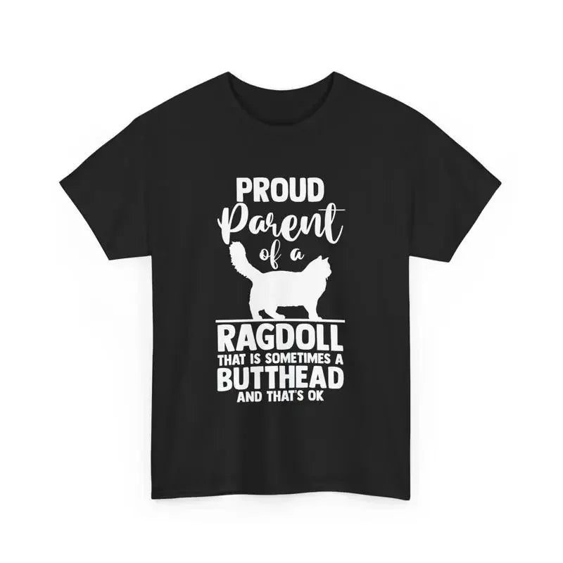 เสื้อเชิ้ตผ้าฝ้ายธีม Ragdoll
