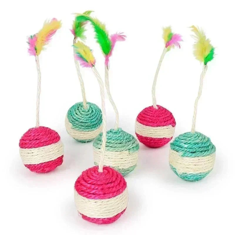 Cat Toys Sisal Scratching Ball