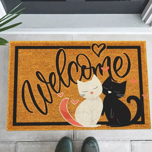 Welcome Carpet Cat Themed