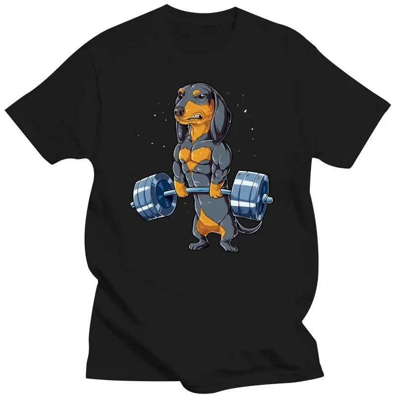 Dachshund Deadlift T-Shirt