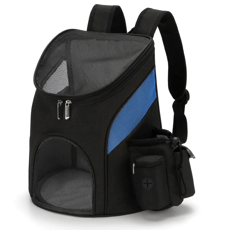 Transporteur pour animaux de compagnie en maille pliable respirant