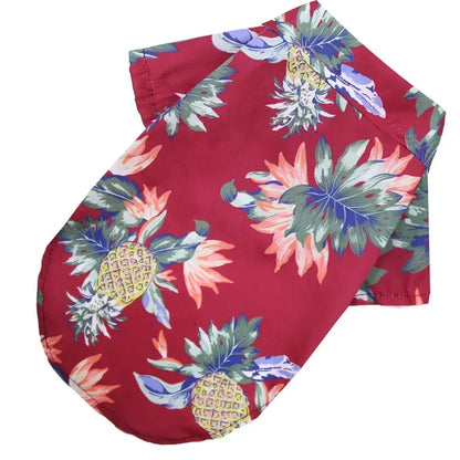 Hawaiian Tropical Dog Shirt