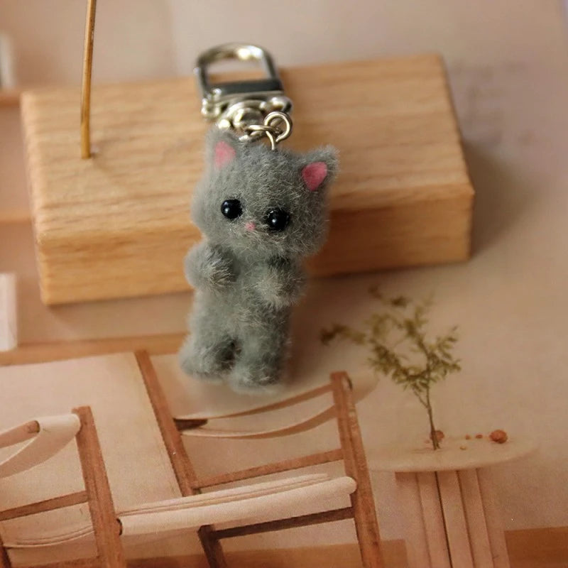 Pendentif porte-clés chaton