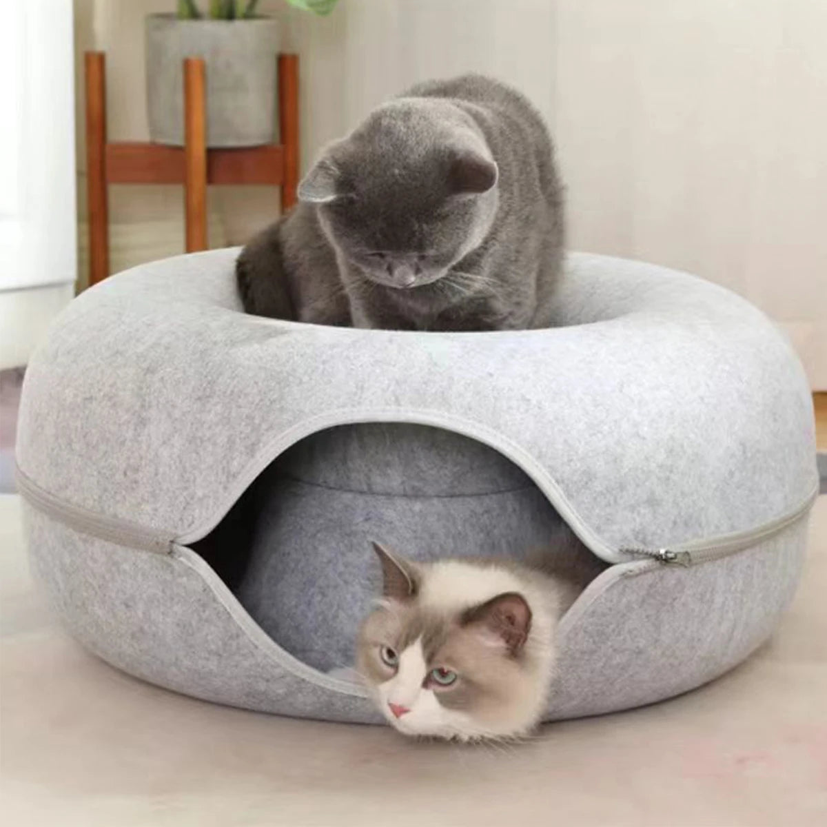 Tunnel Donut Cat Bed