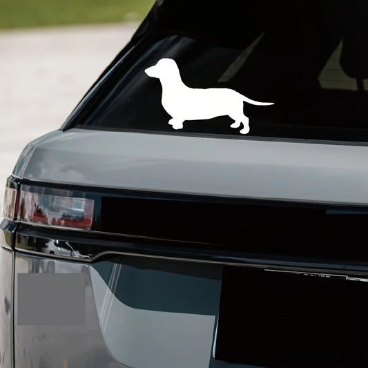 Dachshund Silhouette Car Decal
