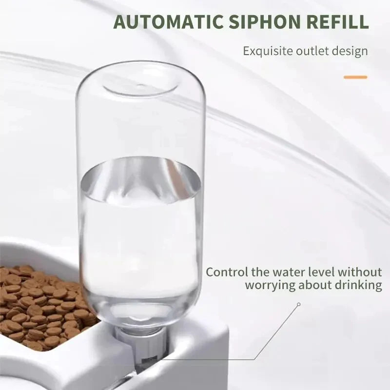 Automatic Pet Drinking & Feeding Bowl