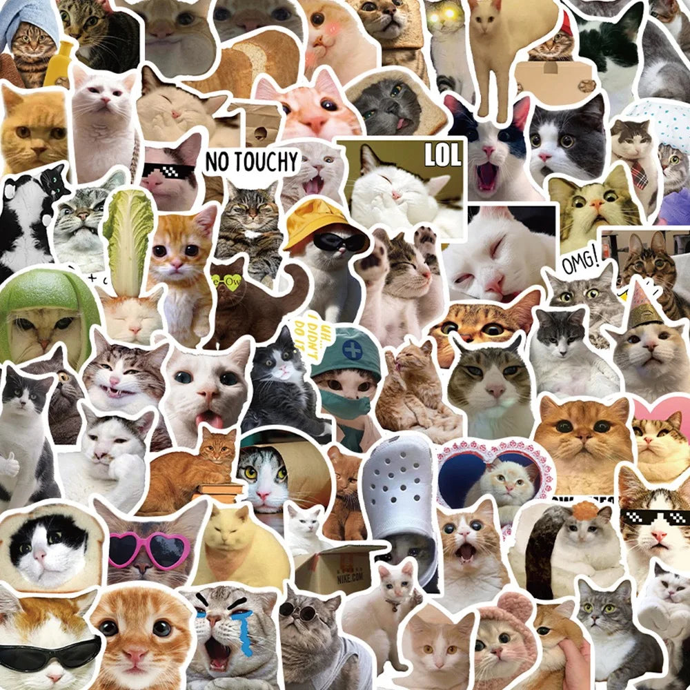 Cute Cat Stickers Pack