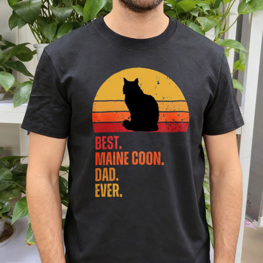 Maine Coon Dad Graphic Shirt