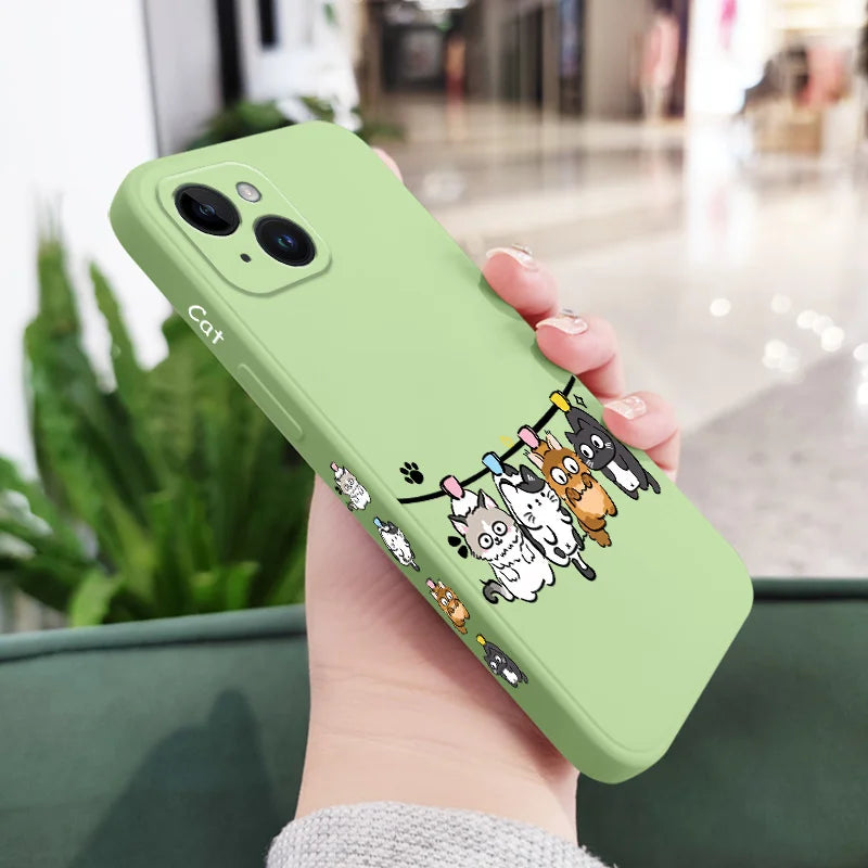 Silicone Cat iPhone Case