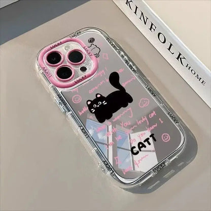Cat Cute Mirror iPhone Case