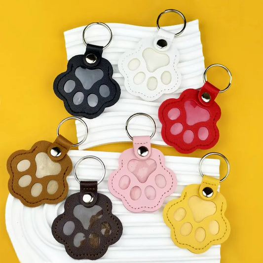 Porte-clés souvenir de cheveux de patte d’animal de compagnie