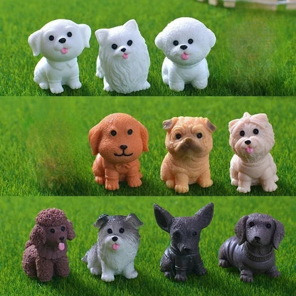 Miniatur-Hundefiguren