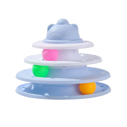 Interactive Pet Ball Tower Toy