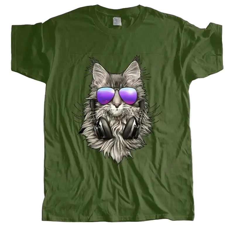 Camisa de moda Maine Coon