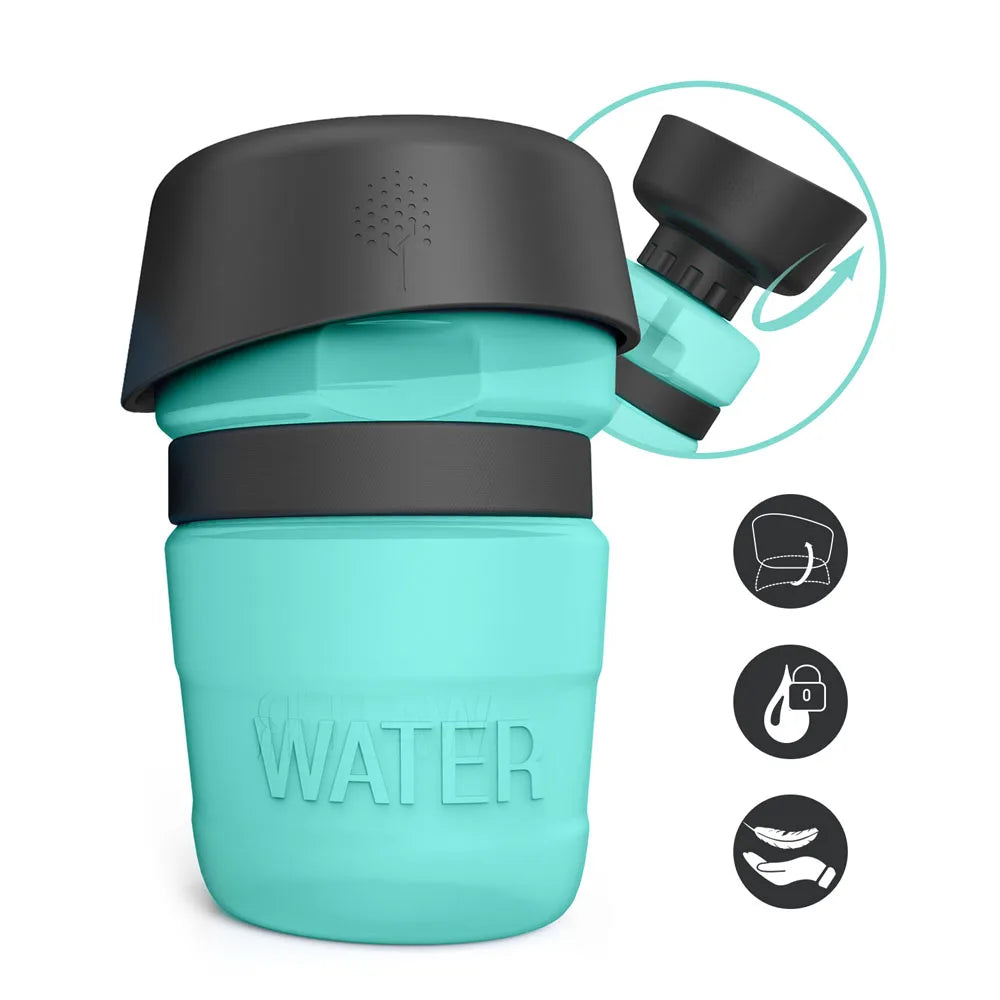 520 ml Portable Dog Water Bottle with Drinking Bowl