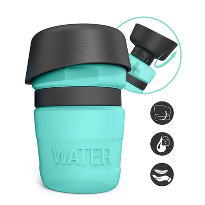 520 ml Portable Dog Water Bottle with Drinking Bowl