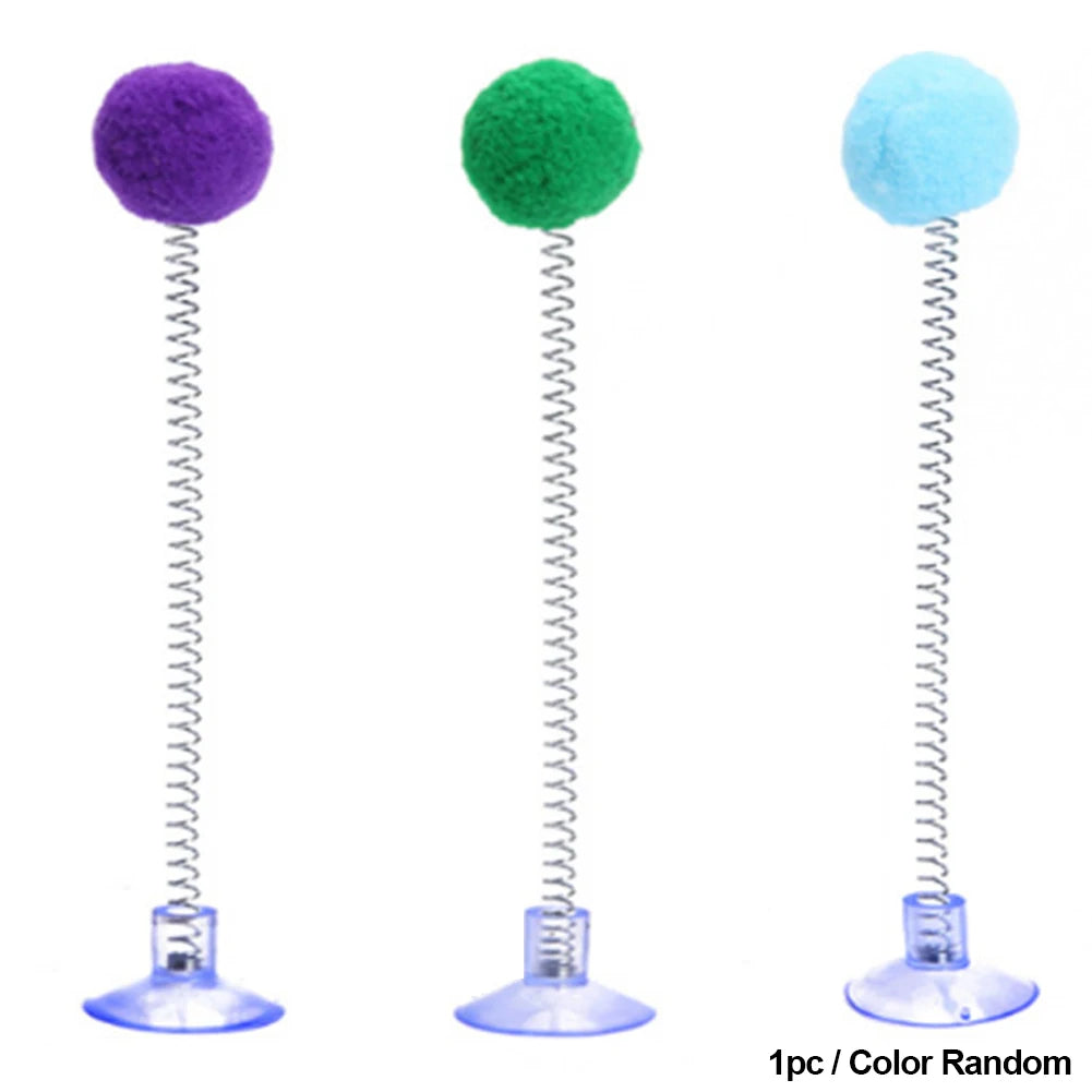 Ball Toy with Suction Cup Interactive Cat