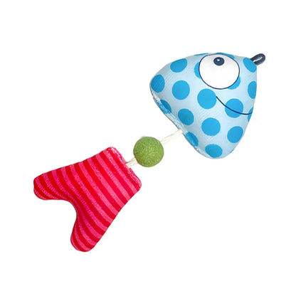 Fish Cartoon Plush Grinding Rod Cat Toy