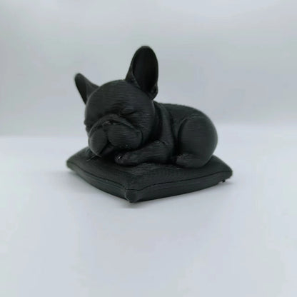 Sleeping French Bulldog Sculpture