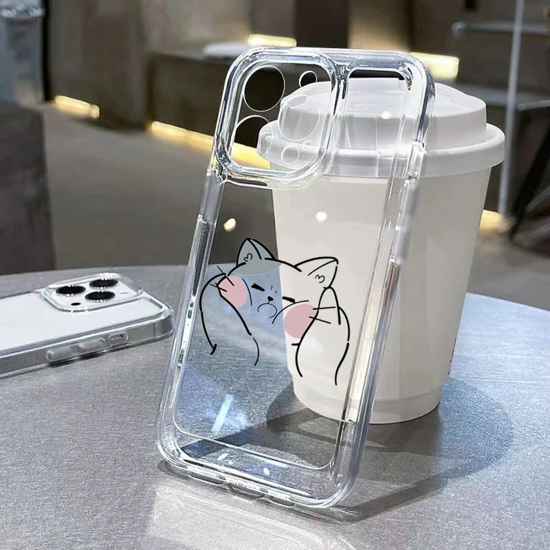 Cat Soft Clear iPhone Case